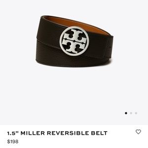 TORY BURCH 1.5" MILLER REVERSIBLE BELT